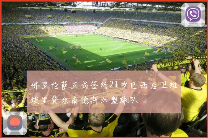 佛罗伦萨正式签约21岁巴西后卫维埃里费尔南德斯加盟球队